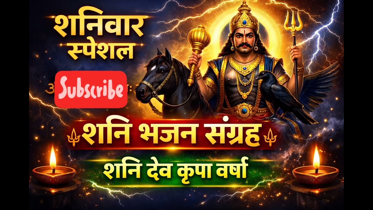 🔥 शनिवार स्पेशल: श्री शनि देव की कृपा पाने का अद्भुत भजन संग्रह lशनि देव की असीम कृपा के लिए