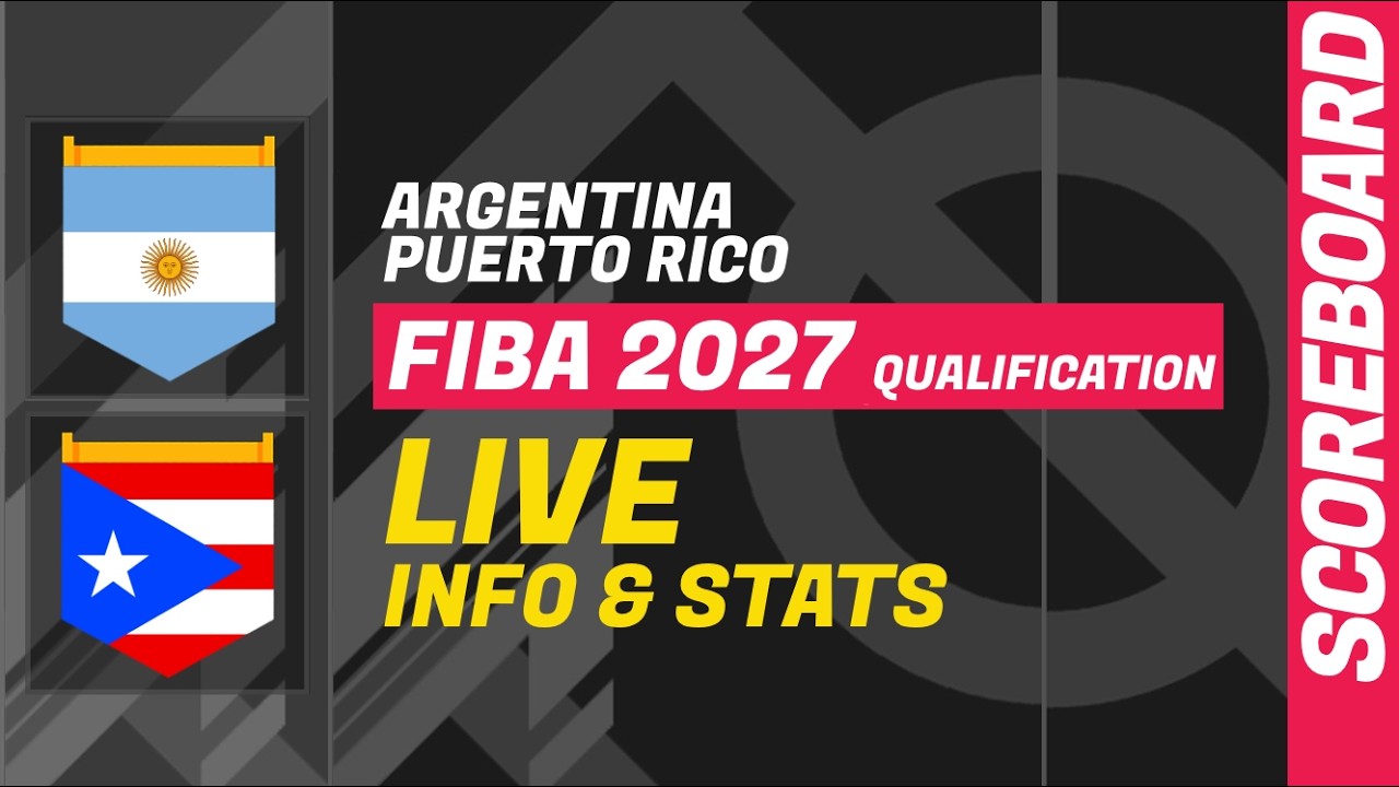 Argentina v Puerto Rico: LIVE score and stats of FIBA Basketball World Cup Qualifiers (Europe)