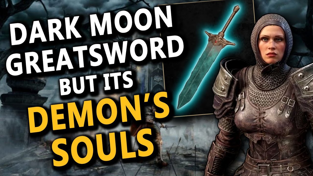 Testing The Moonlight Greatsword in EVERY SOULS GAME Starting With Demon's Souls!