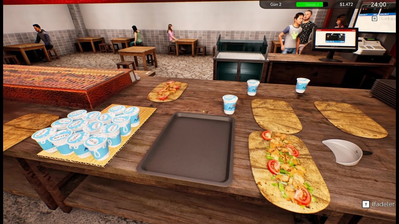 DÖNER + AYRAN  Wrap House Simulator🌯