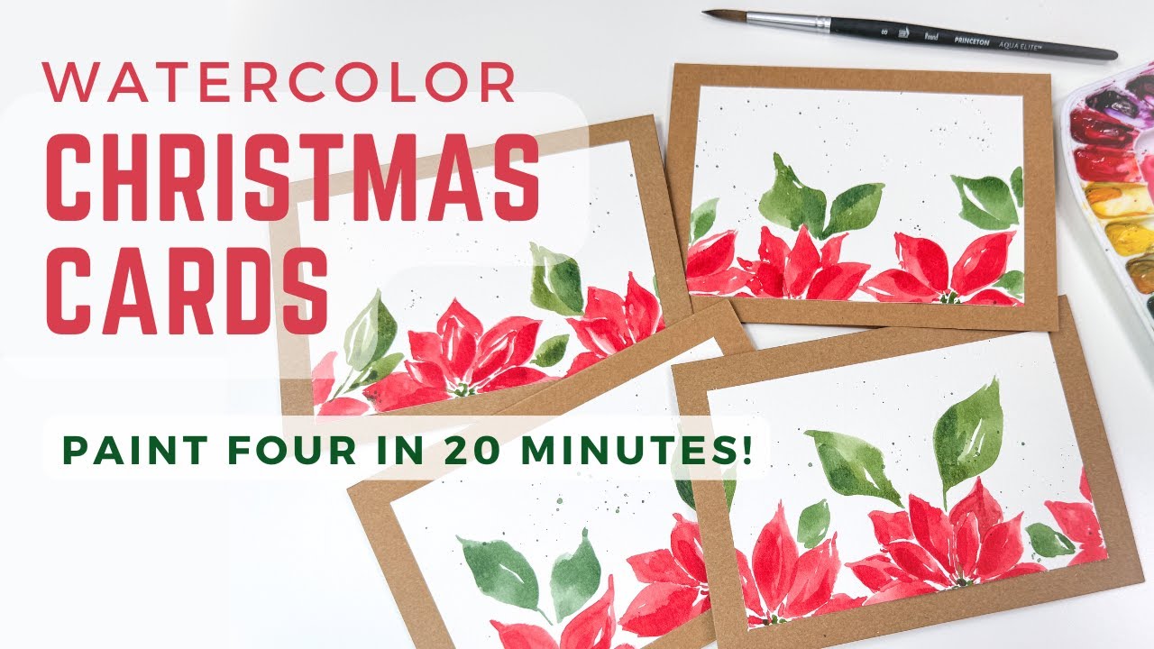 Paint Christmas Cards in 