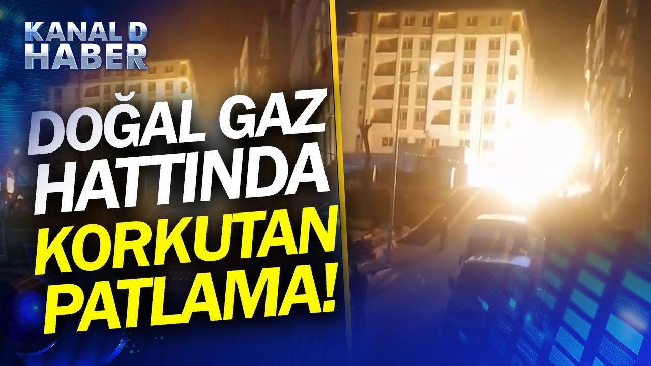 İstanbul Sultangazi'de Korku Dolu An! Doğal Gaz Hattında Patlama... #Haber
