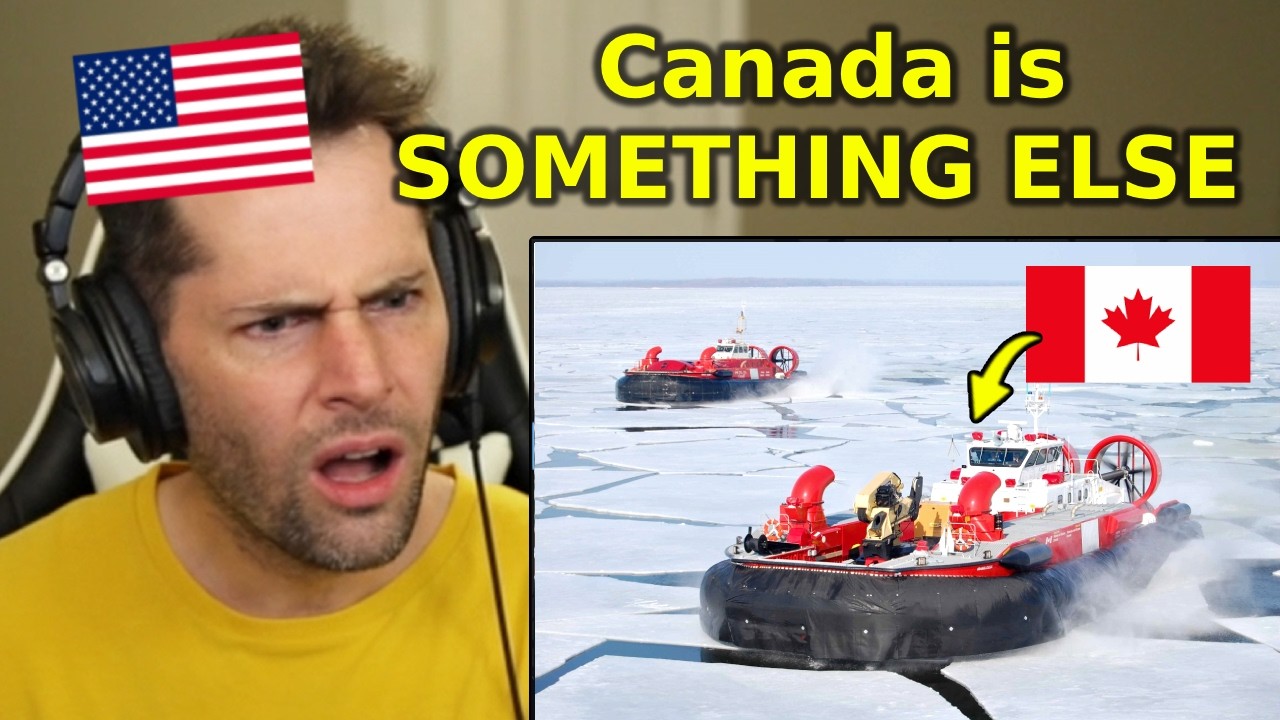 American Reacts to Canadian Coast Guard Deploying Wabanaki-Class Hovercraft