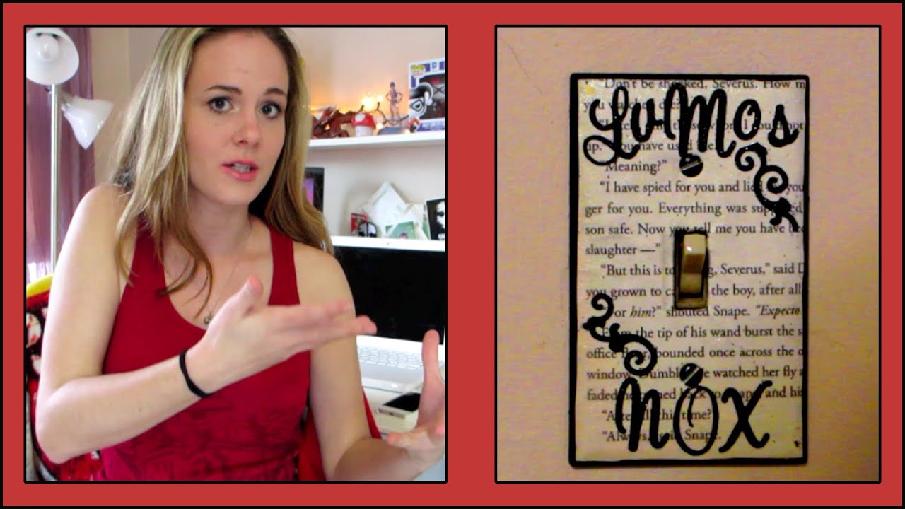 DIY Harry Potter Light Switch Frame