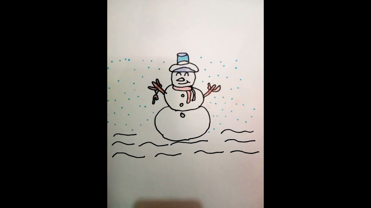 Boneco de neve. 
