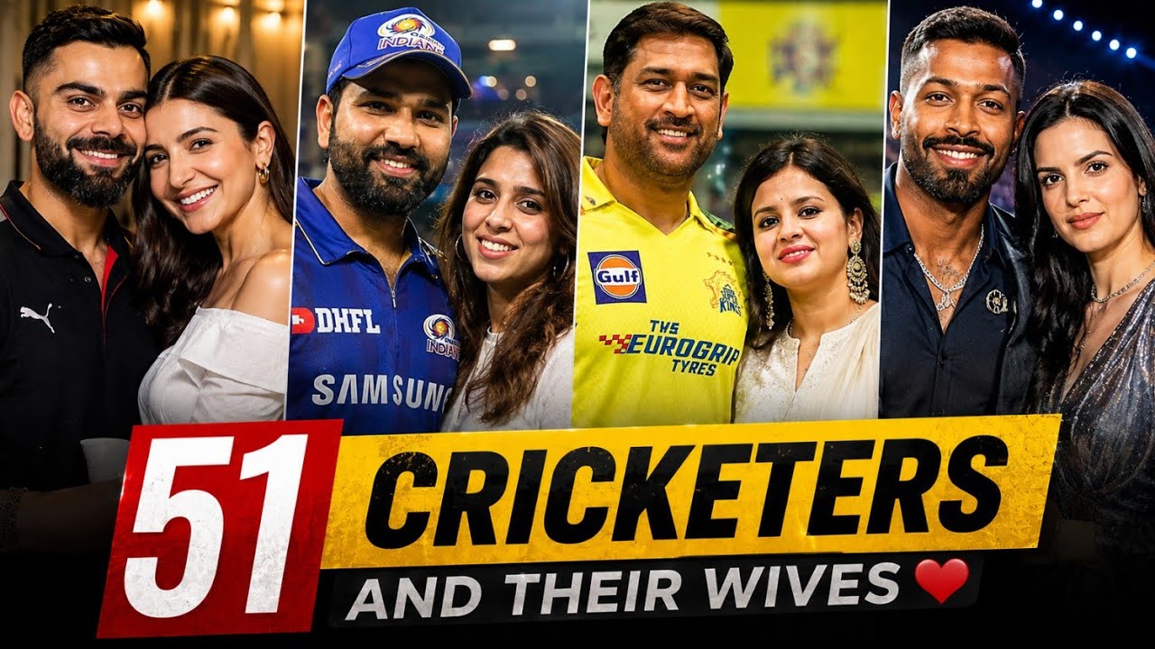 51 Indian Cricketers Wife 2023 | Most Beautiful Wives Of Indian Cricketers