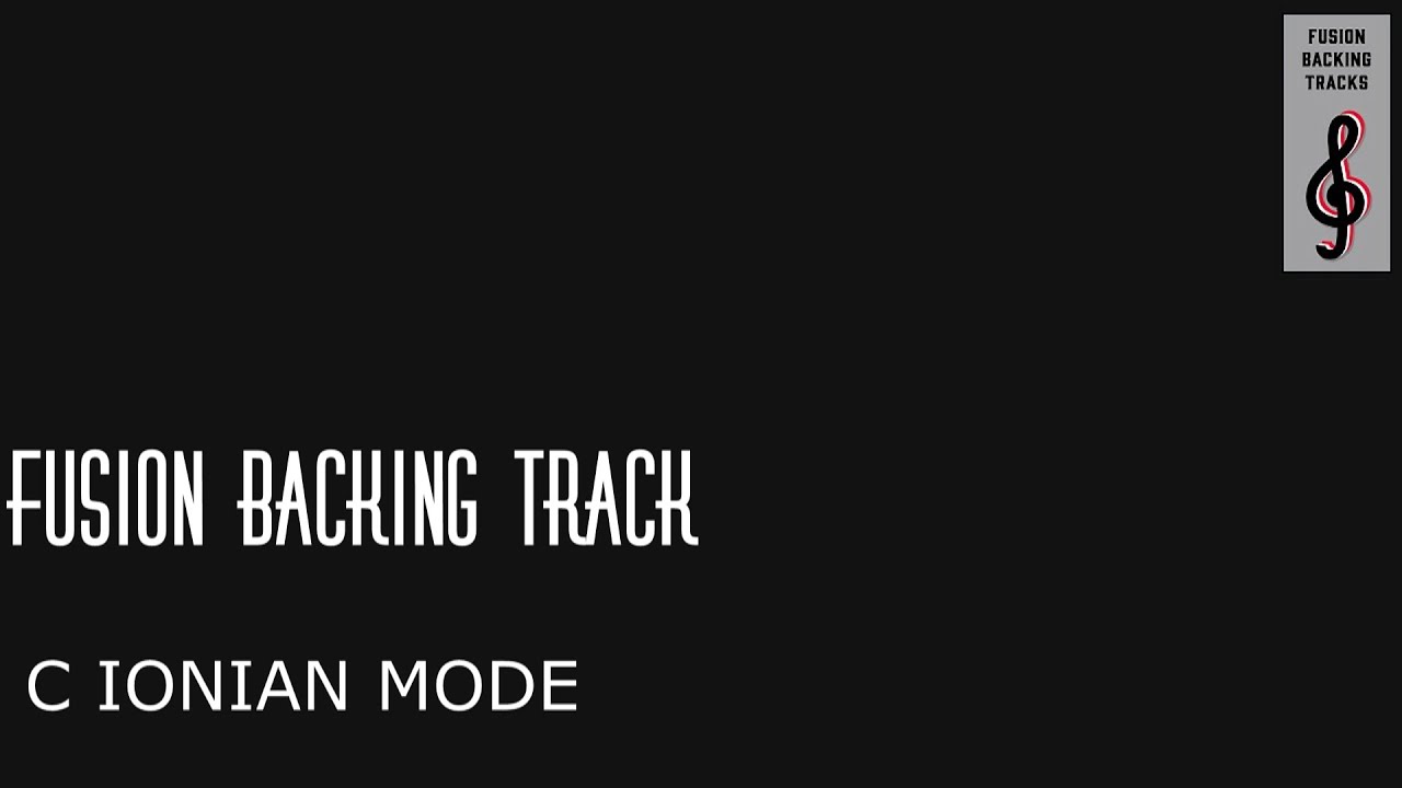 Fusion Backing Track for BASS | C IONIAN MODE | C Major (No Bass)