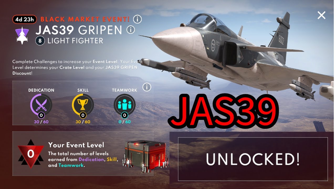 Metalstorm: РАЗБЛОКИРОВКА ЧЕРНОГО РЫНКА JAS39 GRIPEN