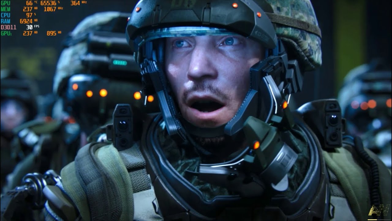 Call of Duty: Advanced Warfare on Ryzen 5 2500u with 256MB VRAM and 8GB RAM