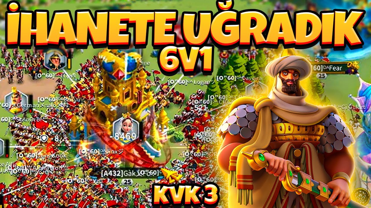 ONLARCA HESAP SIFIRLANDI İHANET DOLU BİR KVK - Rise of Kingdoms