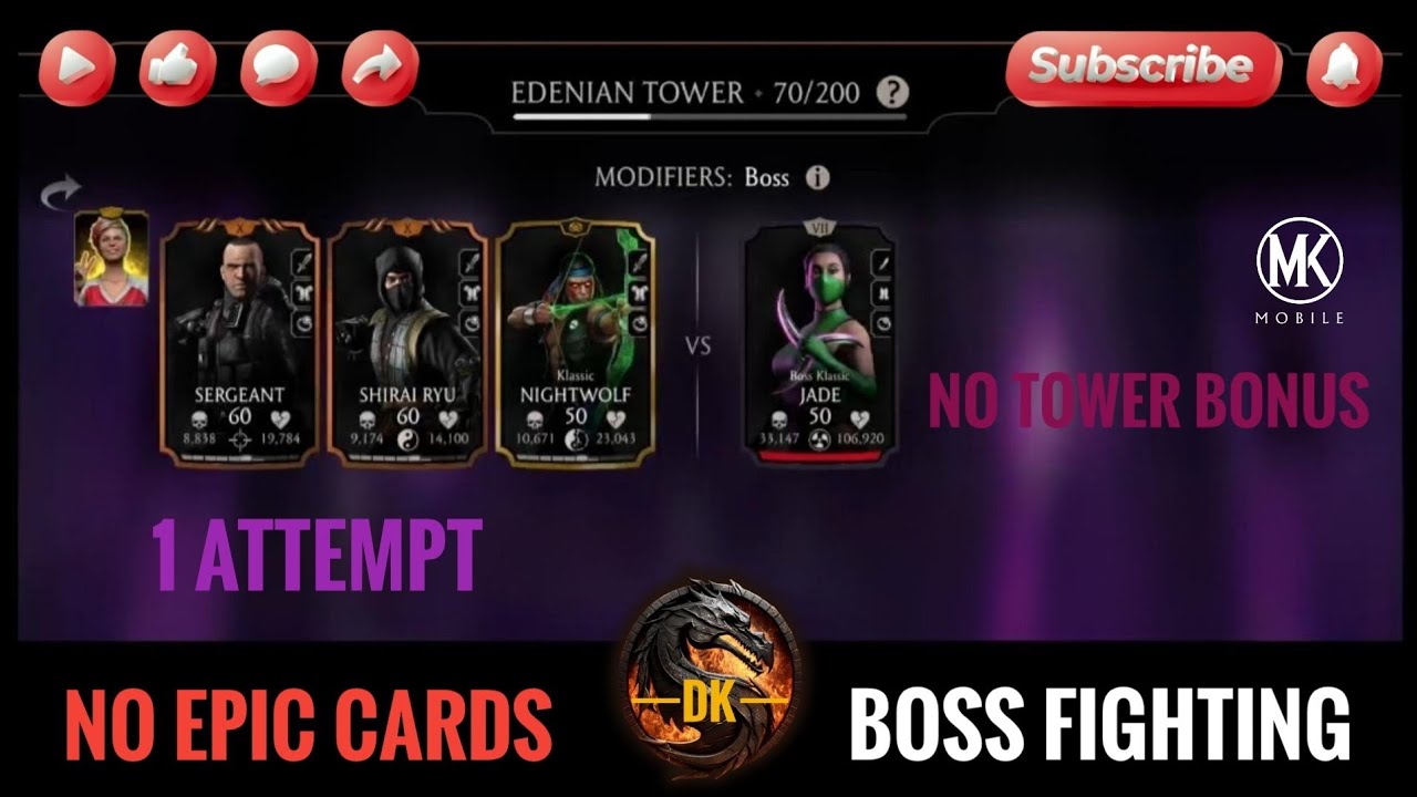 Edenian Tower 70 & Reward 🎮 Mortal Kombat Mobile▫️MK Mobile▫️MKM #mortalkombatmobile #mkmobile #mkm