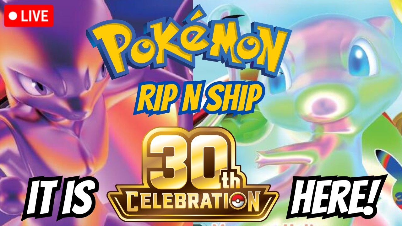 Pokemon 30th Celebration Release Night! RIP N SHIP!