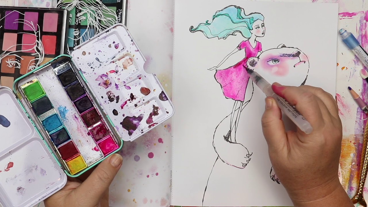 Wild & Whimsical Art Journal by Jane Davenport