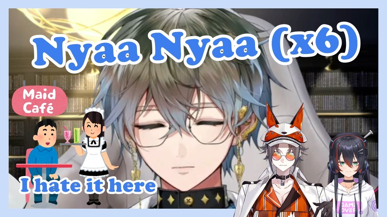 Ike Eveland Was Ignored by Maids in Maid Cafe Six Times😂  [Nijisanji EN]