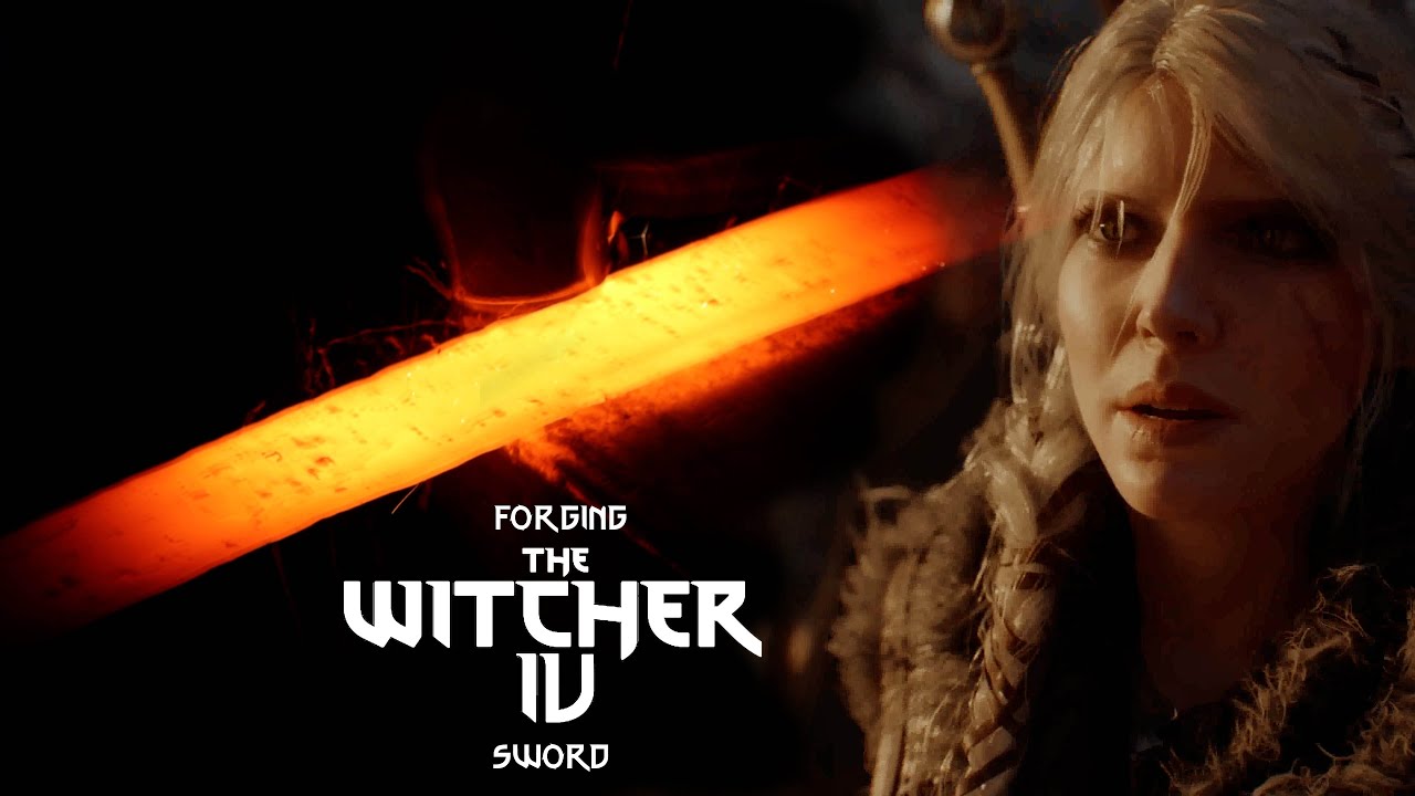 Forging Ciri's  Witcher 4 sword, part 1, forging the blade.
