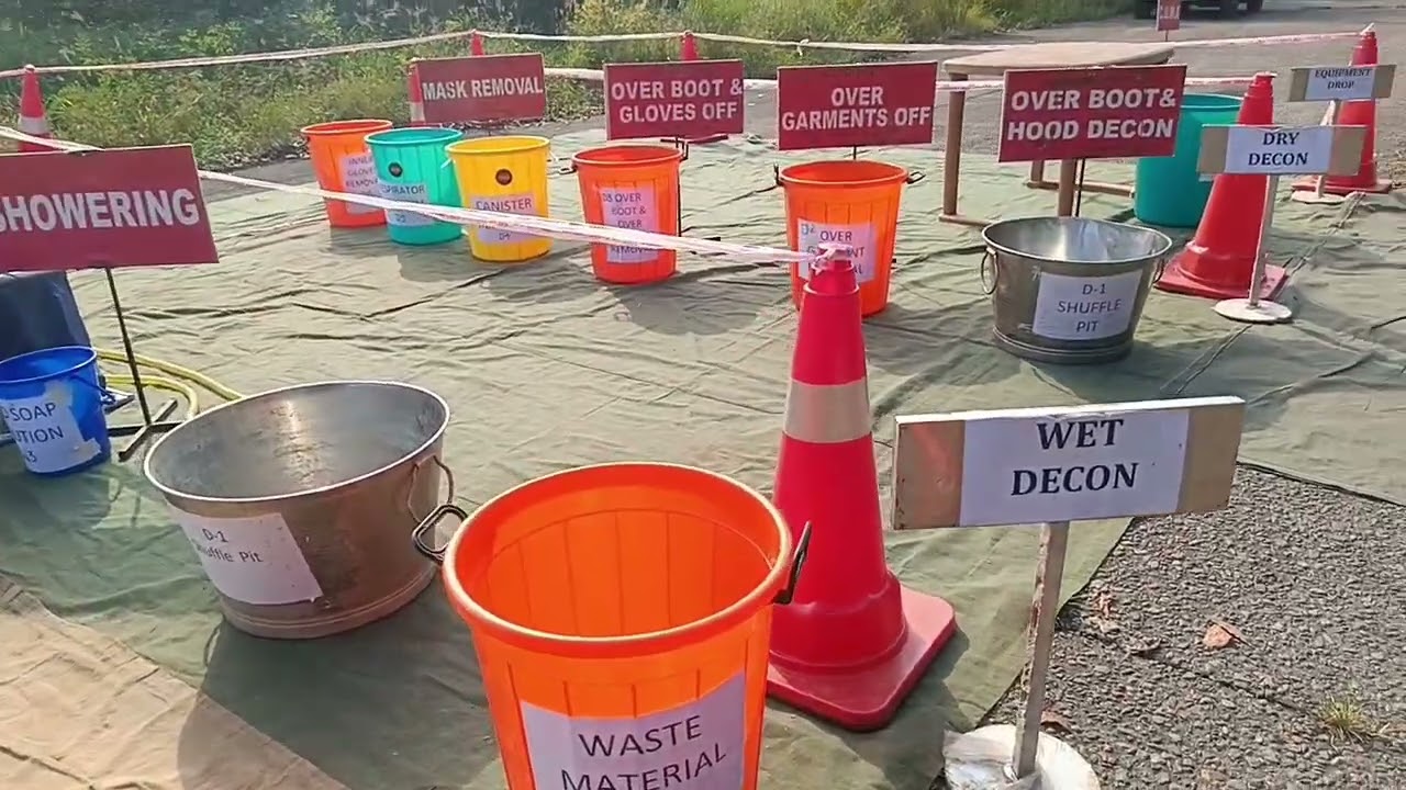 Chemical/Radiological D contamination Process by NDRF team India🇮🇳 ll  Jain hind ll
