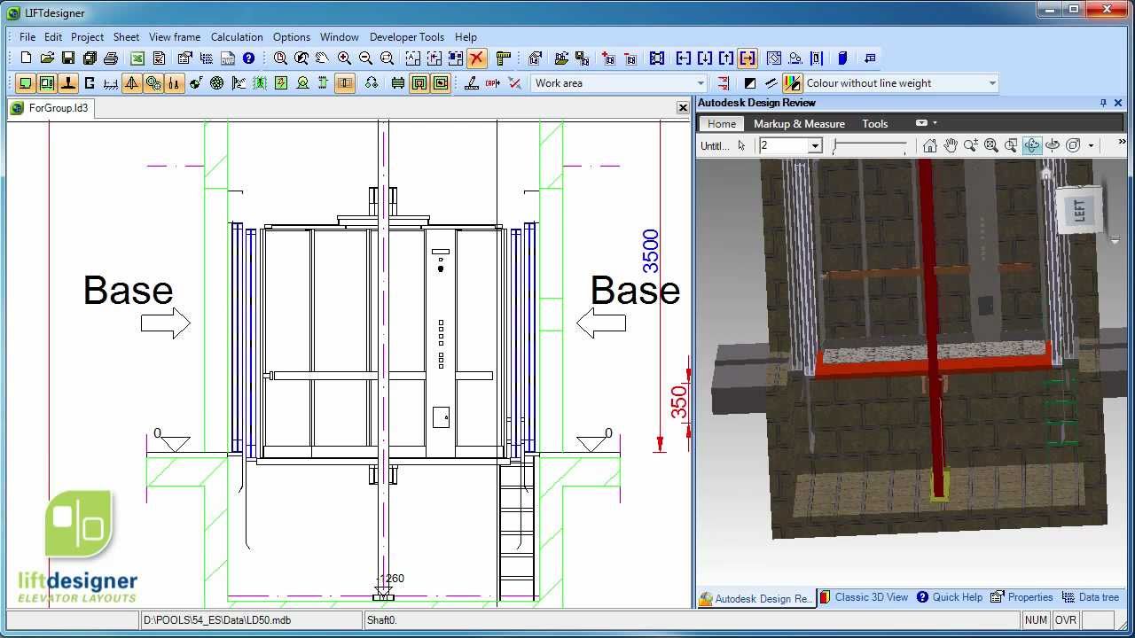 DigiPara Liftdesigner - CAD software to design elevators