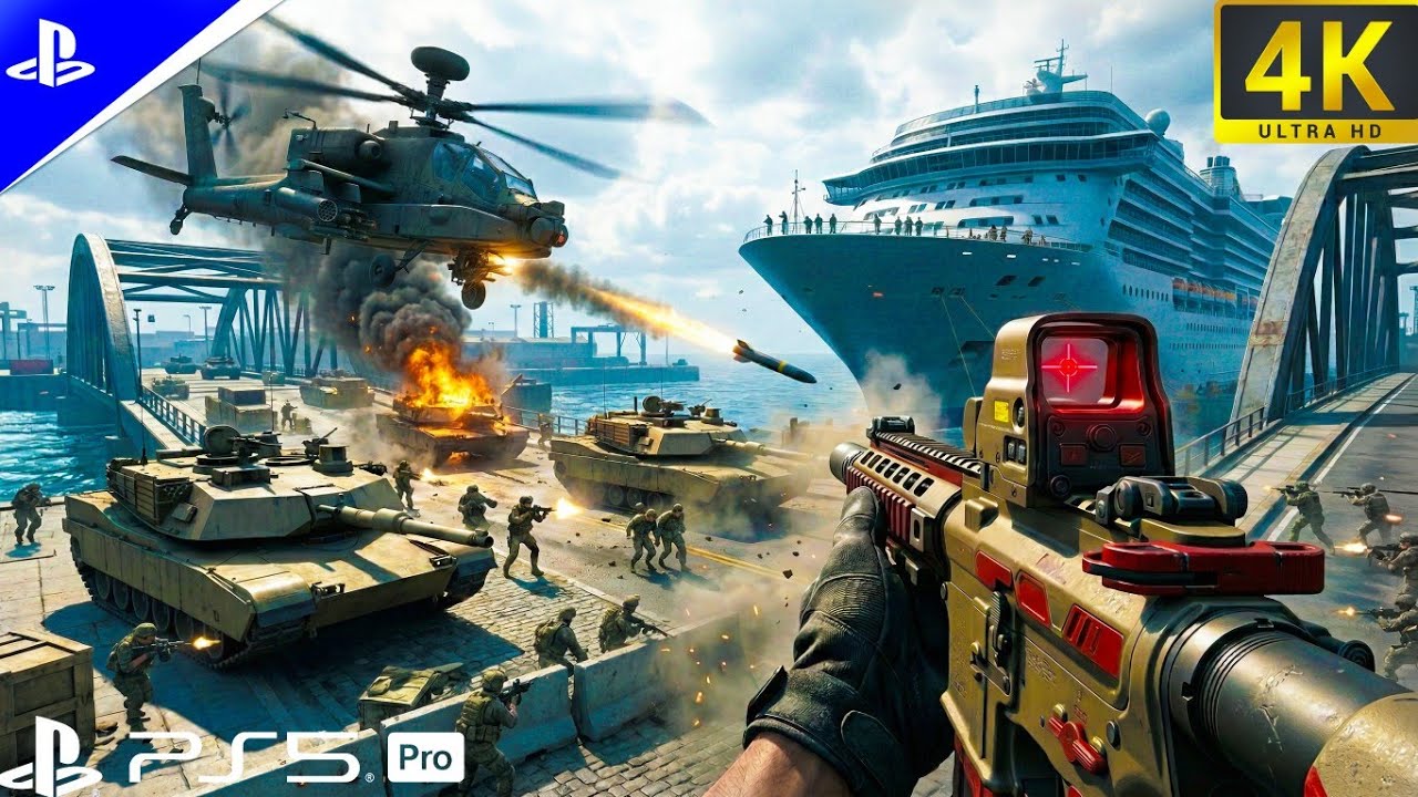 SANTA MONICA IS UNDER ATTACK! | HOMECOMING | COD GHOSTS 4K 60FPS