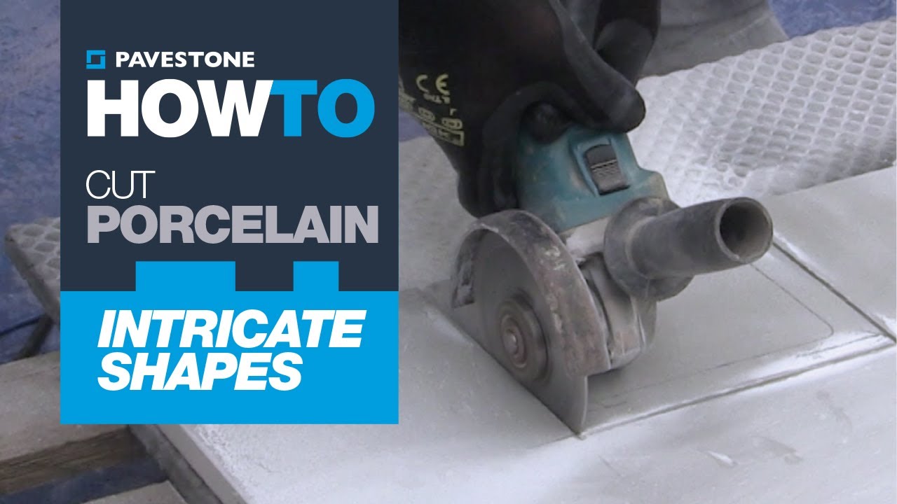 How To Cut Intricate Shapes -  Porcelain Paving
