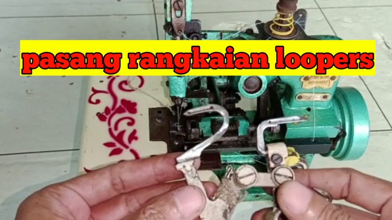 MESIN OBRAS TIDAK MENGANYAM, CARA MENGGANTI RANGKAIAN LOOPER MESIN OBRAS || #SYAKILLA_AT