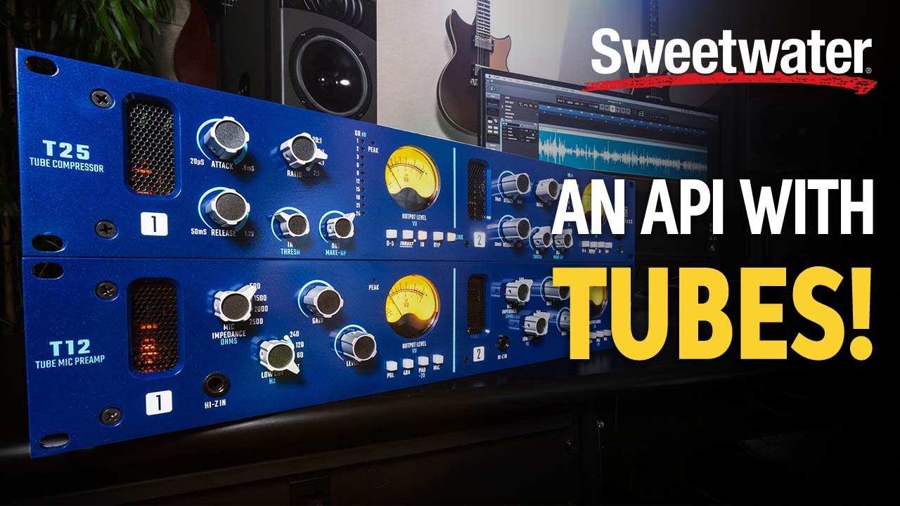 API Select Series T25 Tube Compressor and T12 Tube Microphone Preamp Overview