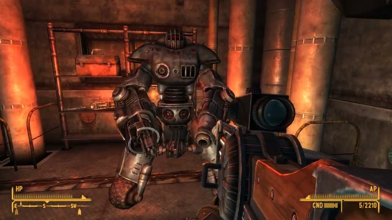Fallout: New Vegas Lonesome Road DLC Part 2- Finding ED-E eyebot/ exploring long clip