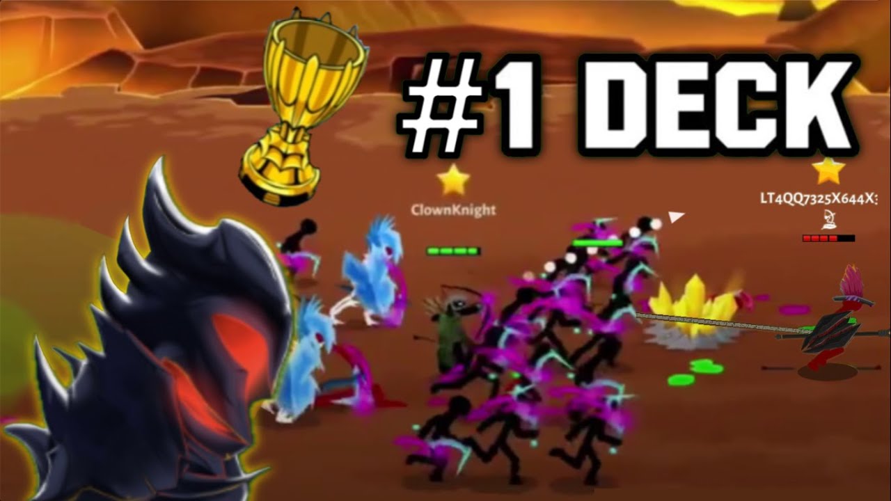 Bastion Rush is the NEW TOP 1 deck! | Stick War 3