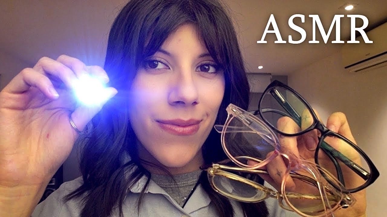 EXAMEN DE LA VISTA Y VENTA DE LENTES | Soft Spoken | Asmr roleplay medico REALISTA español