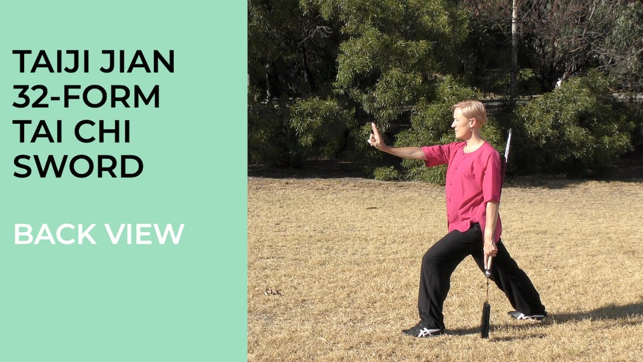 Taijijian 32 – Tai Chi Sword 32 Back View