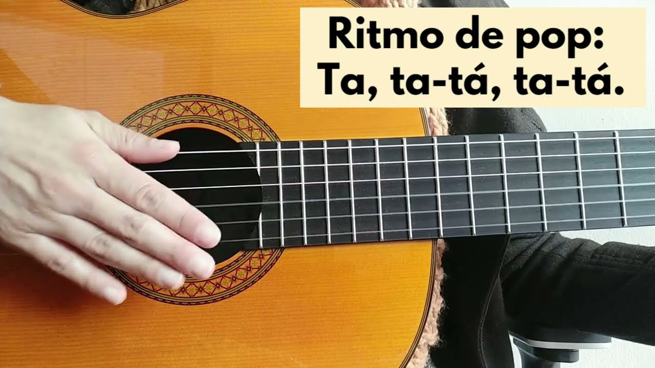 Ritmo POP explicado FÁCIL  - RASGUEO DE GUITARRA