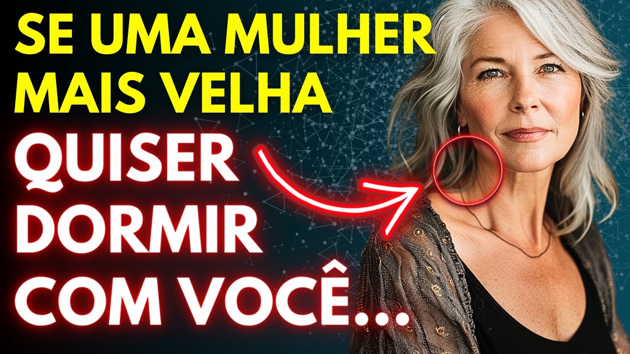 Homens mais jovens sempre perdem esses sinais de que uma mulher mais velha quer dormir com eles!