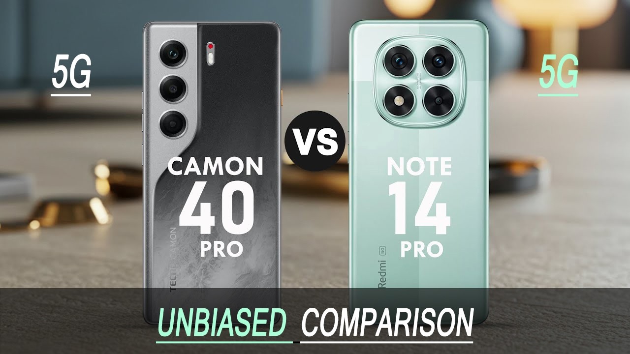 UNBIASED COMPARISON Tecno Camon 40 Pro 5G vs Redmi Note 14 Pro 5G – Full REAL Comparison!