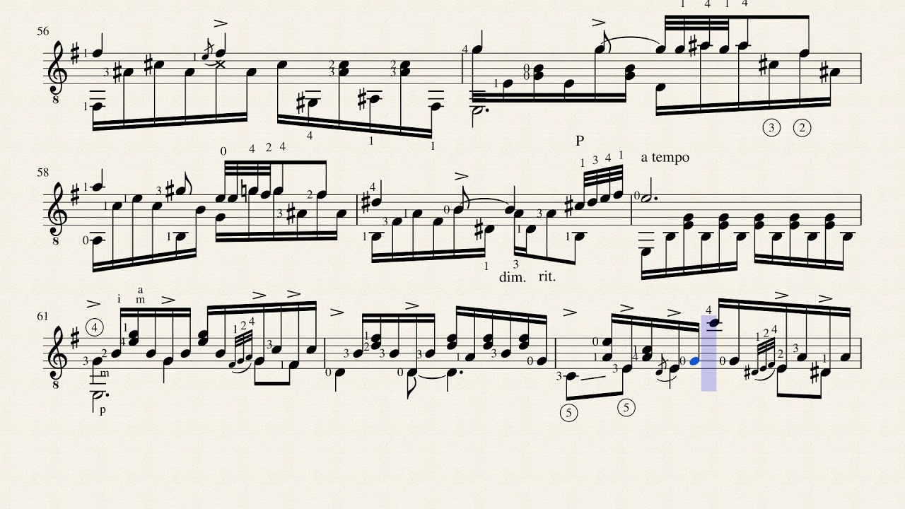 E. Granados, Danza Espanola  no. 2 ‘Oriental’ for Guitar Solo