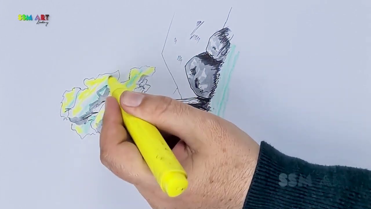 How to Draw a Realistic Tree Step by Step | SSM Art - Easy Drawing