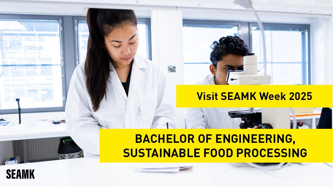 Visit SEAMK Week 2025: Bachelor of Engineering, Sustainable Food Processing