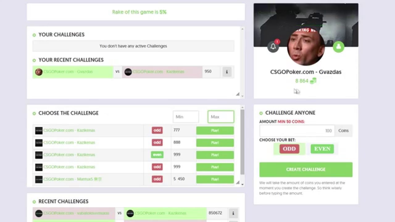 Roll the Dice Tutorial - CSGOPOKER.COM
