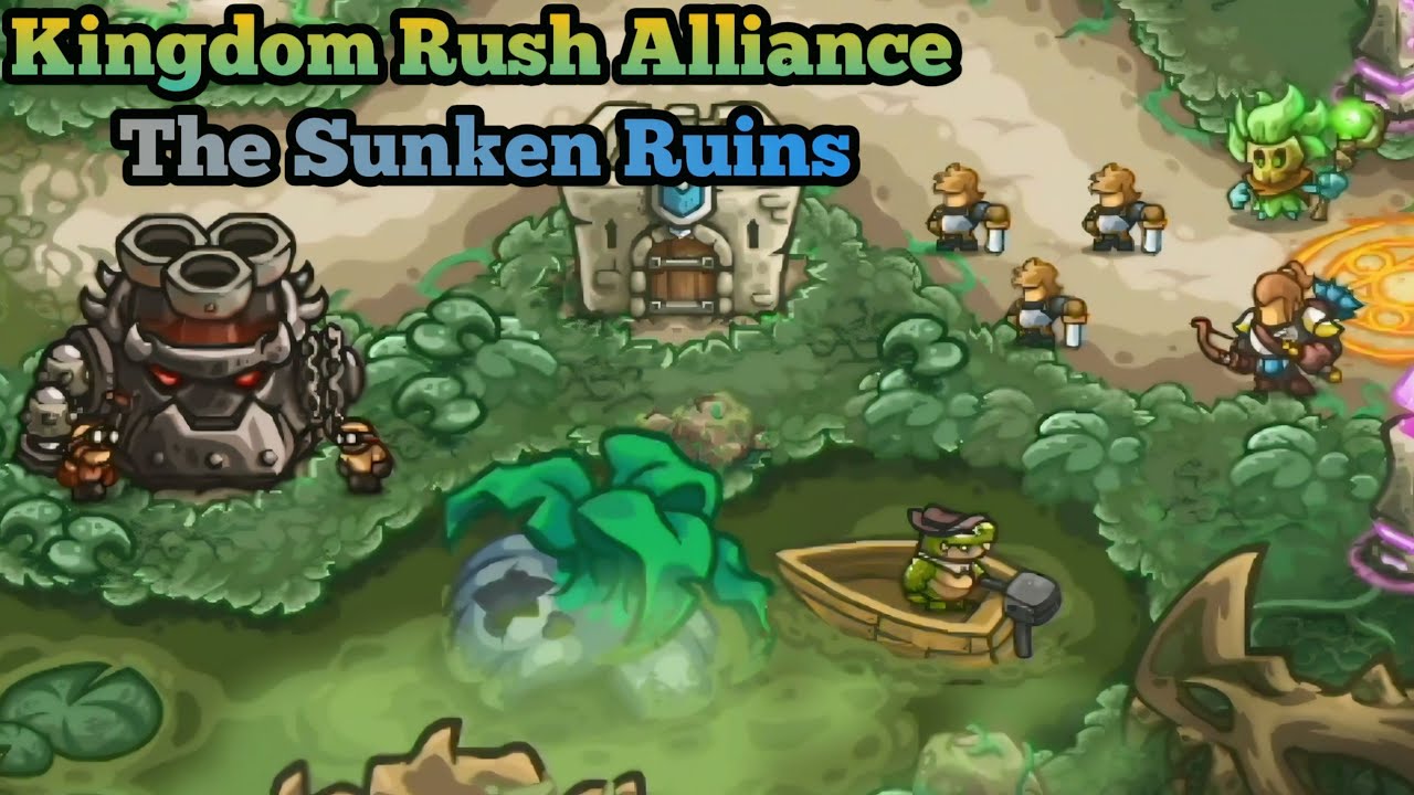 Kingdom Rush Alliance: Stage 21 - The Sunken Ruins