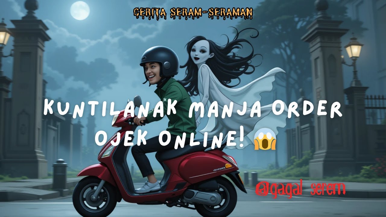 KUNTILANAK MANJA ORDER OJEK ONLINE! 😱 DIAJAK NONGKRONG SAMPAI PAGI?!