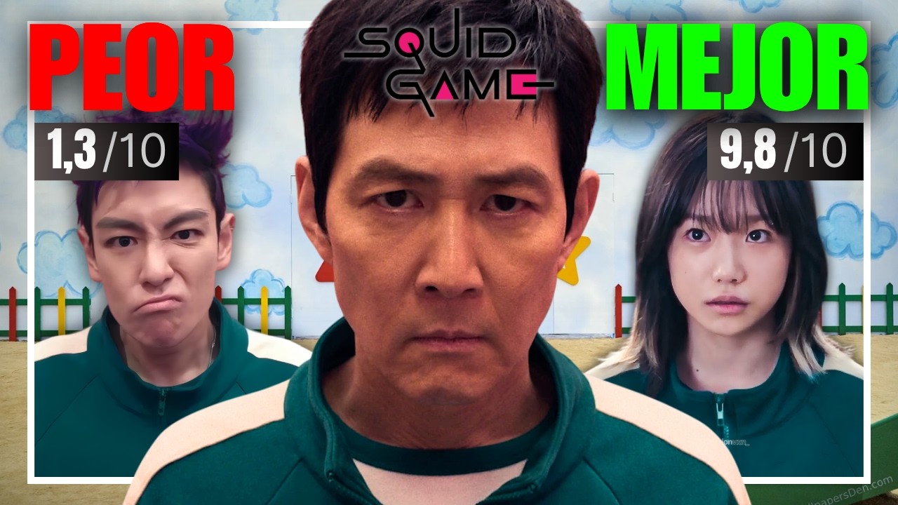 Vi los 3 EPISODIOS MEJOR Y PEOR CALIFICADOS de EL JUEGO DEL CALAMAR