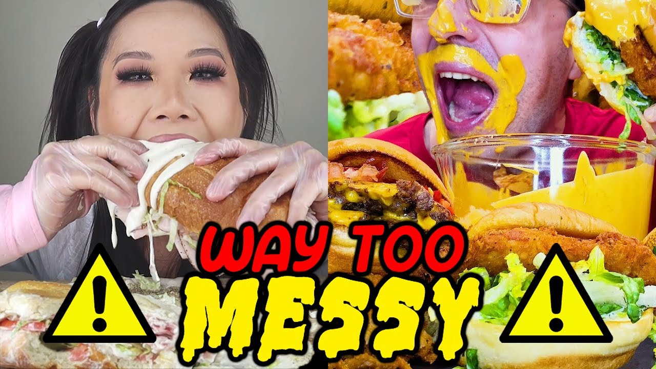 Mukbangers are SO MESSY
