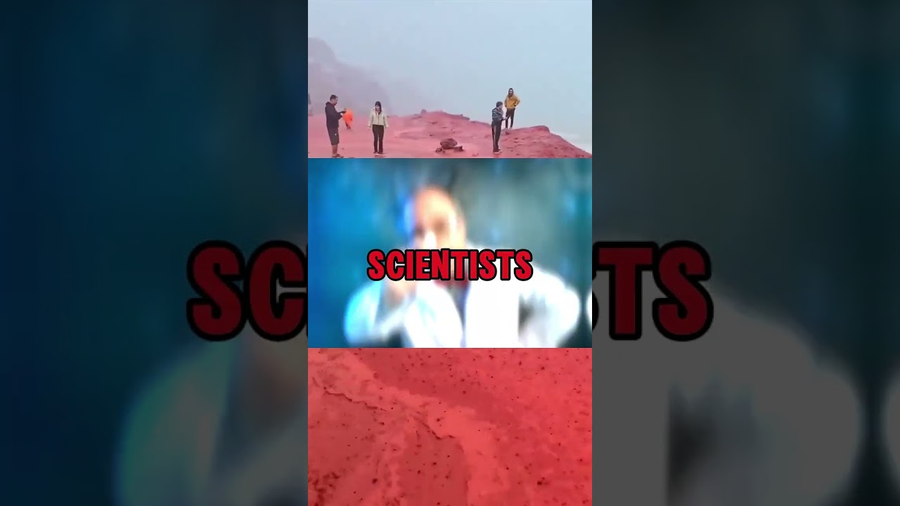VIRAL RED BEACH?! #shorts