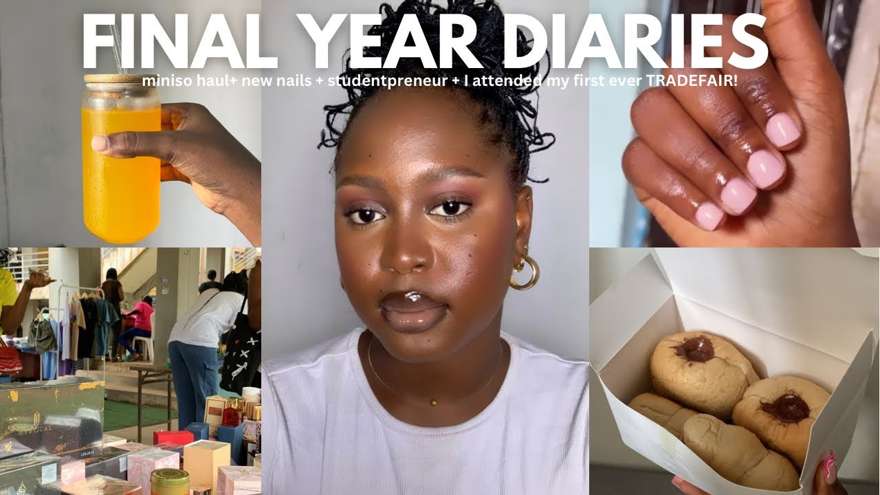 FINAL YEAR DIARIES | Miniso haul + FYB week prep + I attended my FIRST tradefair & more!