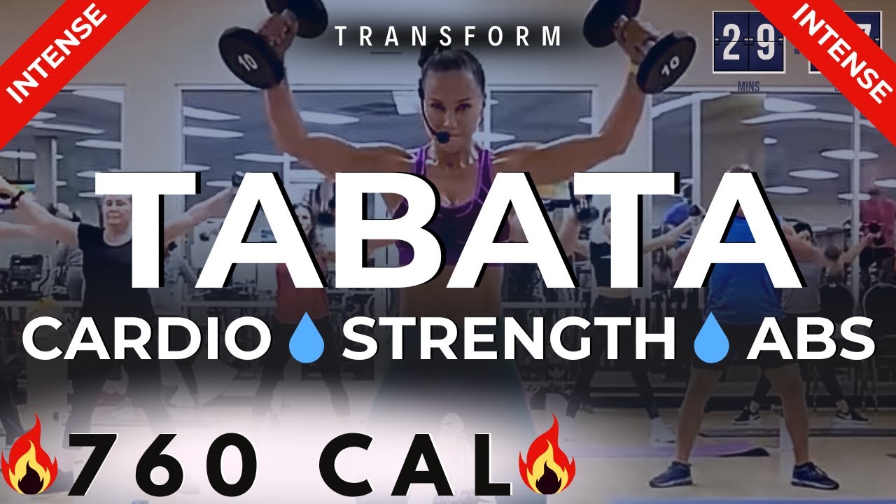 60-MIN KILLER TABATA WORKOUT + ABS / Total Body Workout, Fast Weight Loss, Lean Muscle 🔥 REAL RESULT