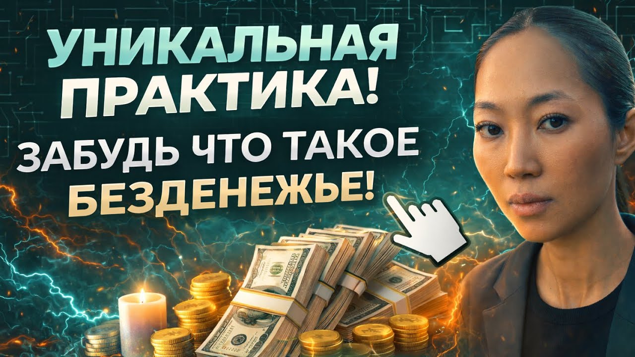 Загружаю из Поля Коды Богатства и удаляю Код бедности из подсознания. Практика для Вас♥️