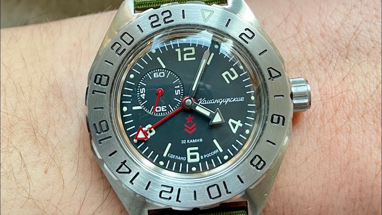 Il miglior orologio a meno di €100, il Vostok Komandirskie GMT