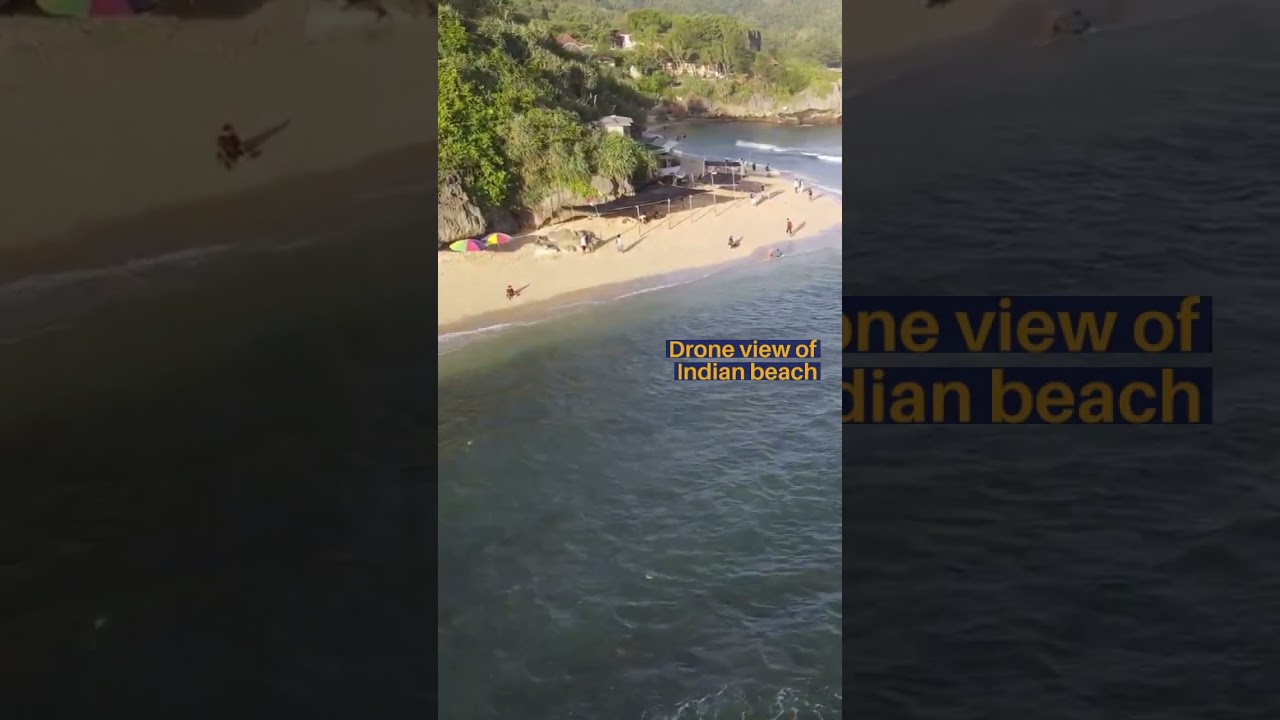 Drone view of Indian Beach #beach #beachvibes #drone #travel