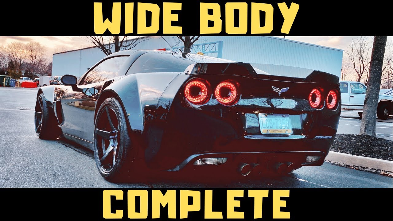 Wide Body C6 Corvette Build COMPLETE! ($840 eBay kit)