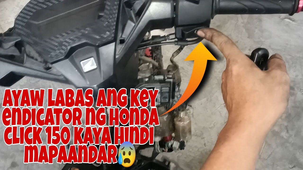 hindi mapaadar ang click 150 ne sir | ayaw lumabas ang keyless endicator | paano itroubleshot ito