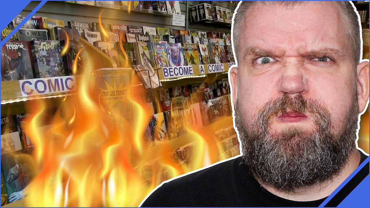 Comic Book Retailer Wants To See The Industry Burn