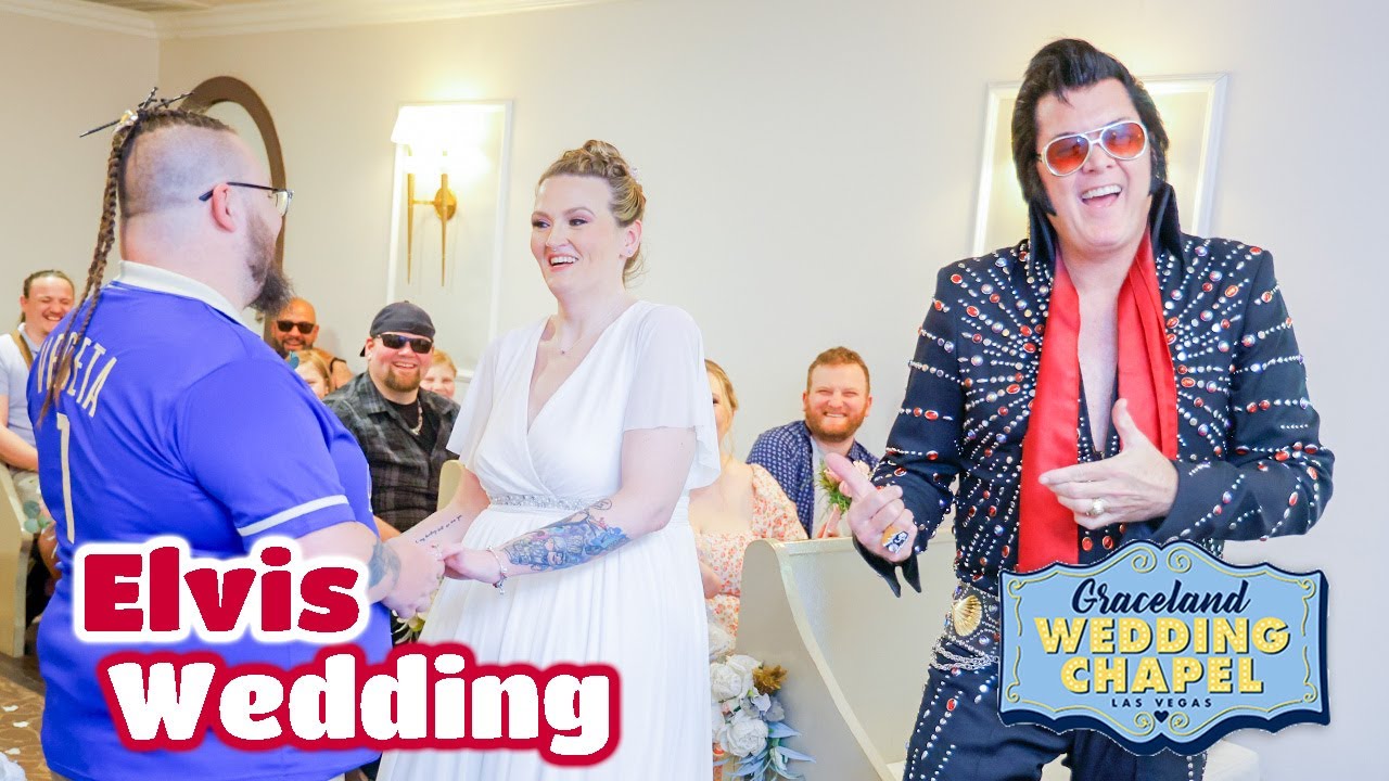 Ryan & Molly's Elvis Wedding in Las Vegas | Graceland Chapel